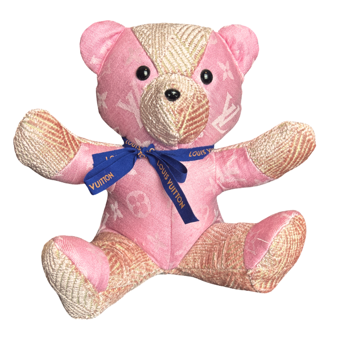 Louis Vuitton LV Monogram Scarf Teddy Bear at Vintage Luxe Up