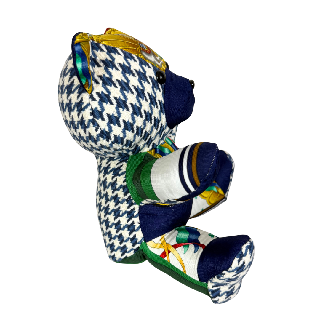 Luna Park Vintage Silk Scarf Tender Teddy Bear