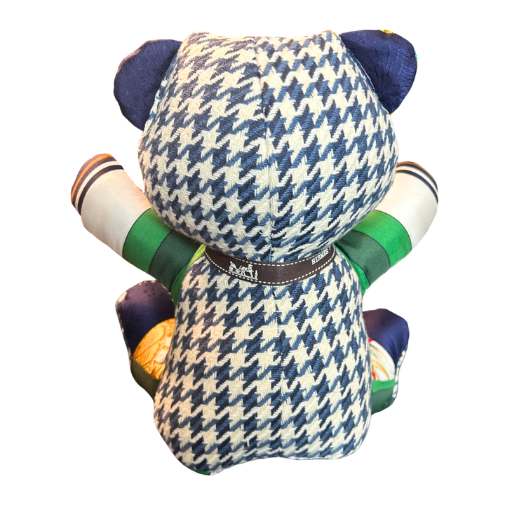 Luna Park Vintage Silk Scarf Tender Teddy Bear