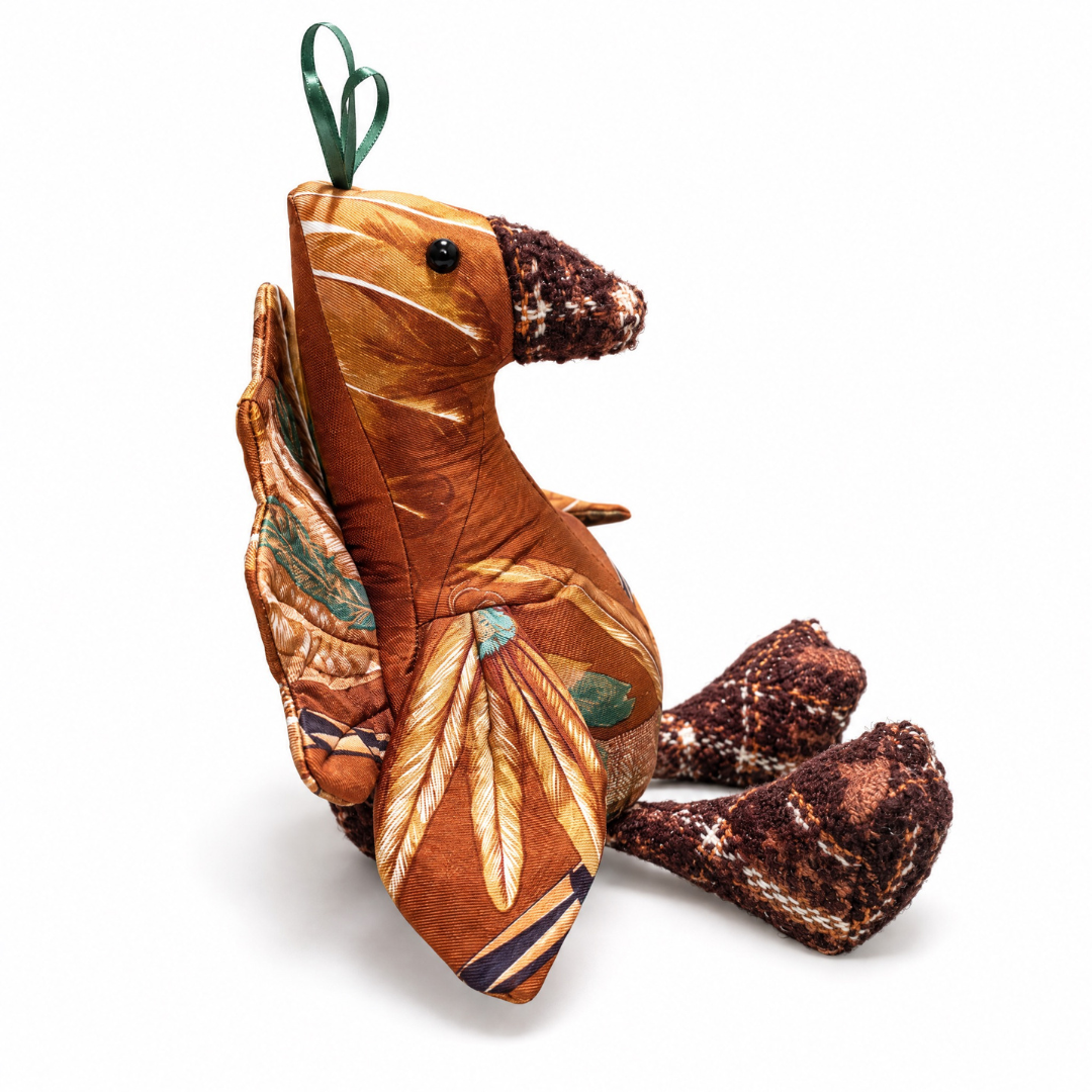 Brazil Vintage Silk Scarf Thankful Turkey III